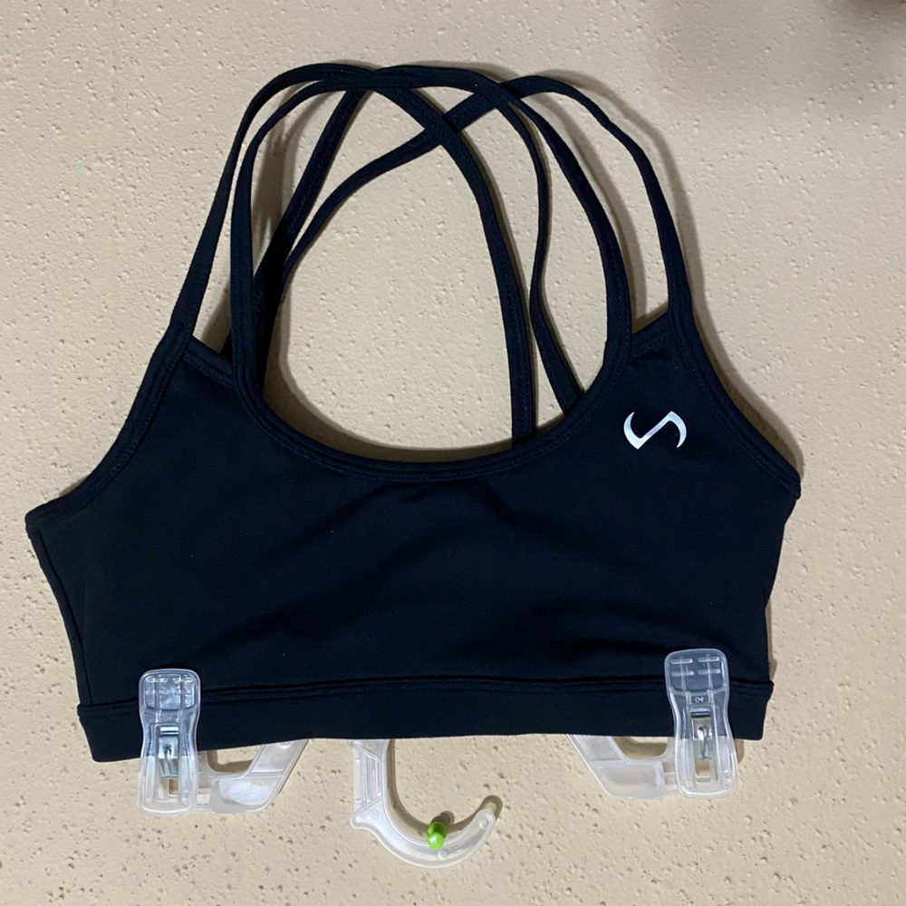 Black TLF sports bra